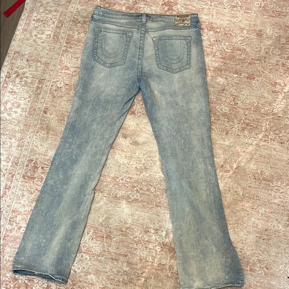 True Religion Light Blue Straight Leg Jeans - Picture 3 of 5